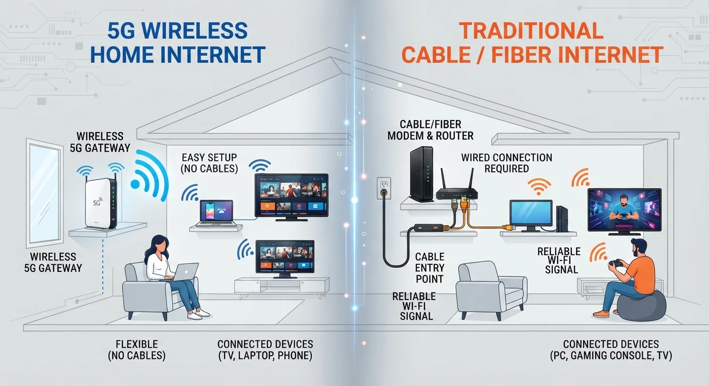5G Home Internet vs. Traditional Broadband: Weighing the Real-World Trade-Offs