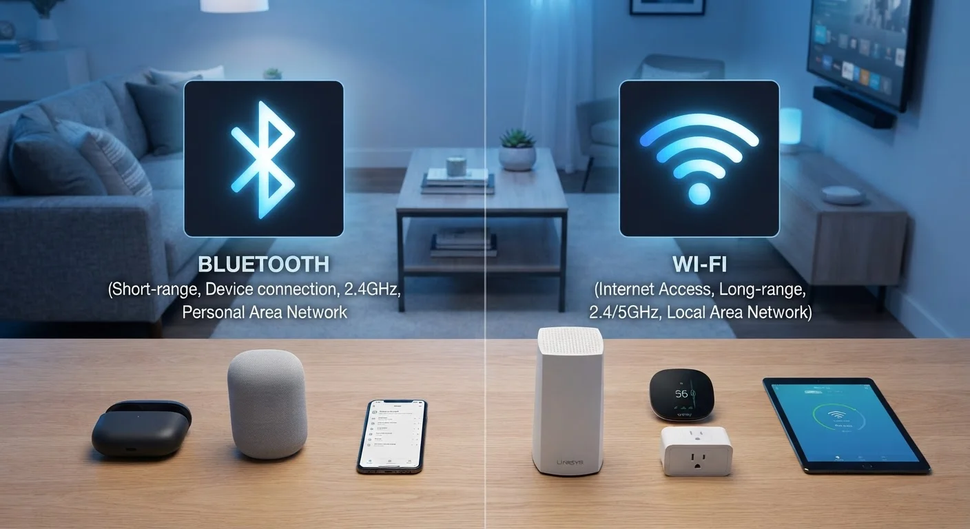 Bluetooth vs. Wi-Fi: Which Wireless Tech Is Doing What in Your Home