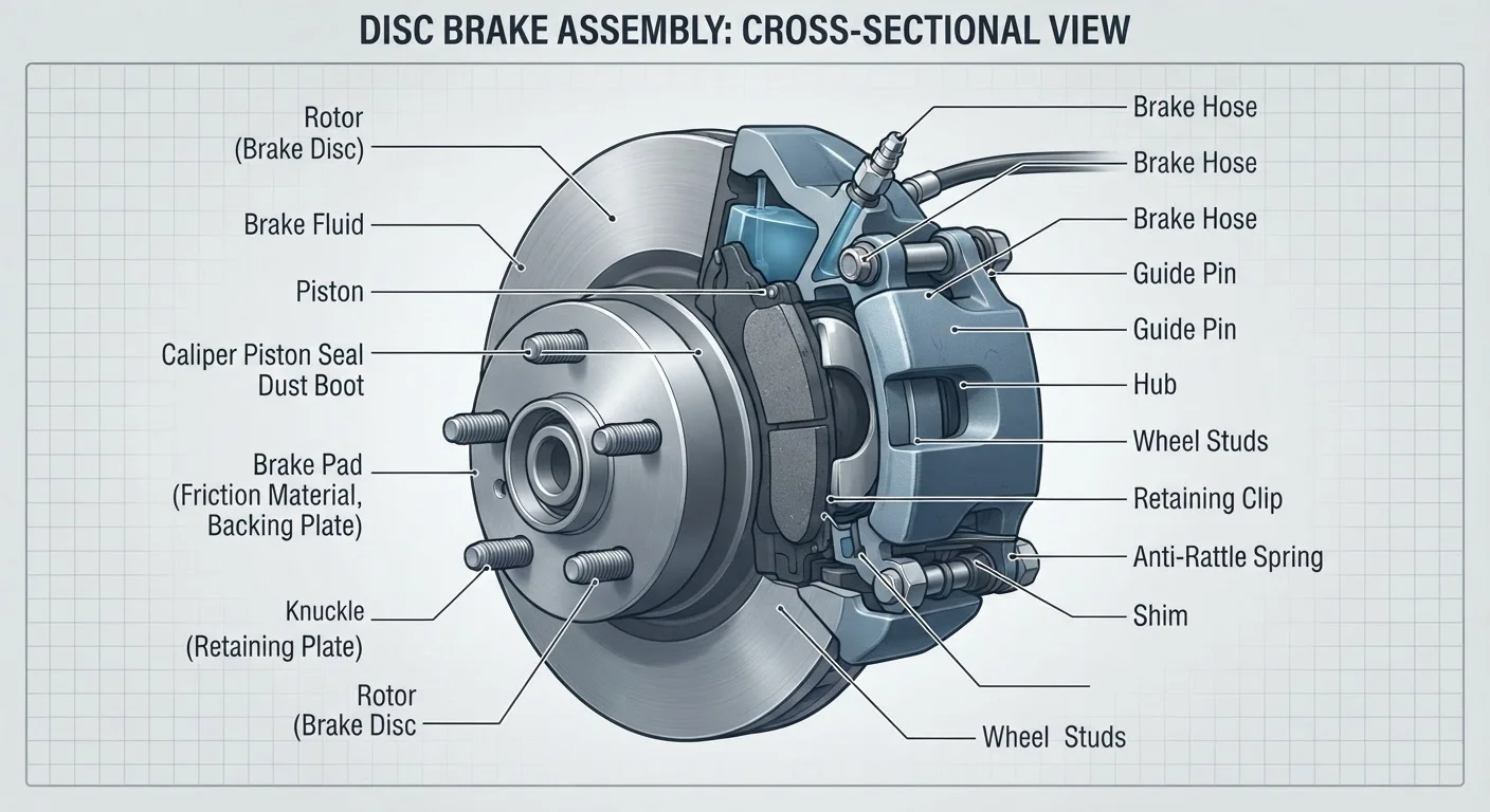 Brake Pads, Rotors, and Calipers: How Your Braking System Works