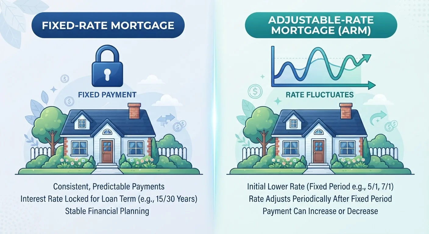 Fixed-Rate vs. Adjustable-Rate Mortgages: How the Two Loans Work