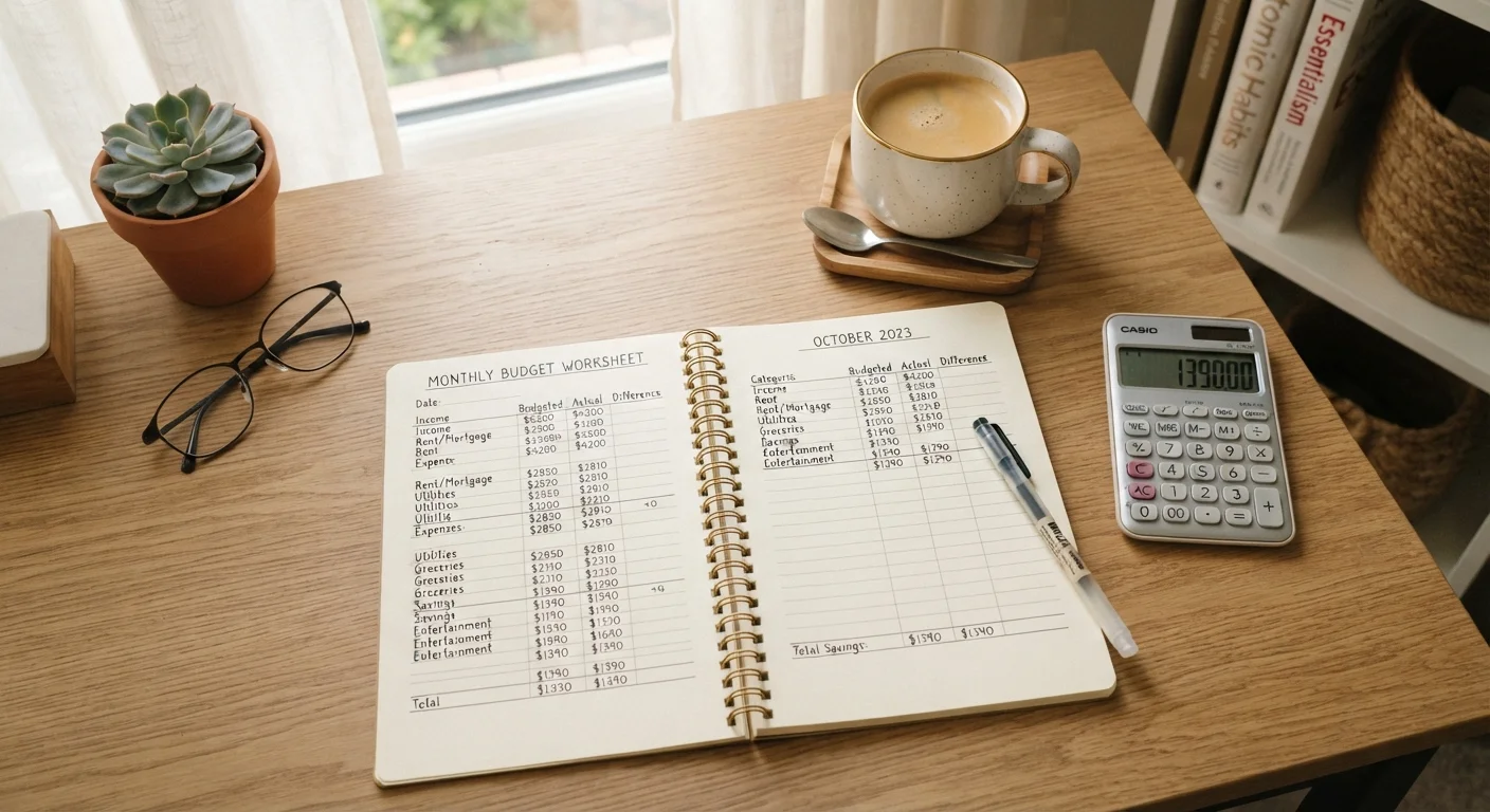 Monthly Budget Reset: A Practical Checklist