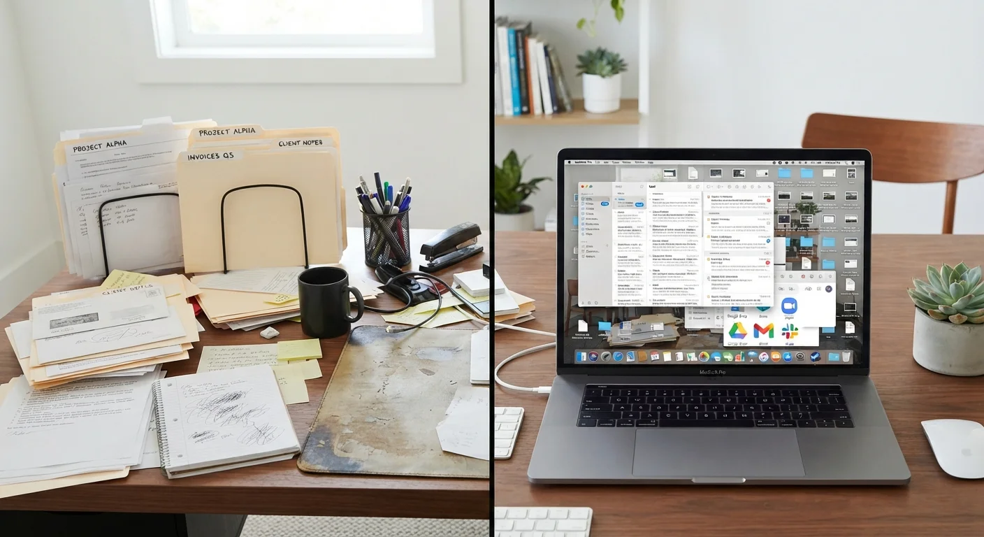 Paper Clutter vs. Digital Clutter: Two Messes, Two Different Fixes