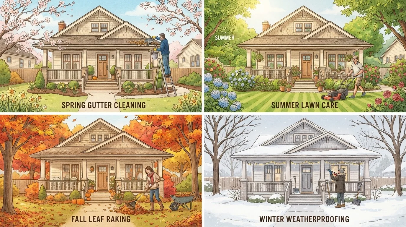 Seasonal Home Maintenance Checklist: Tasks by Quarter