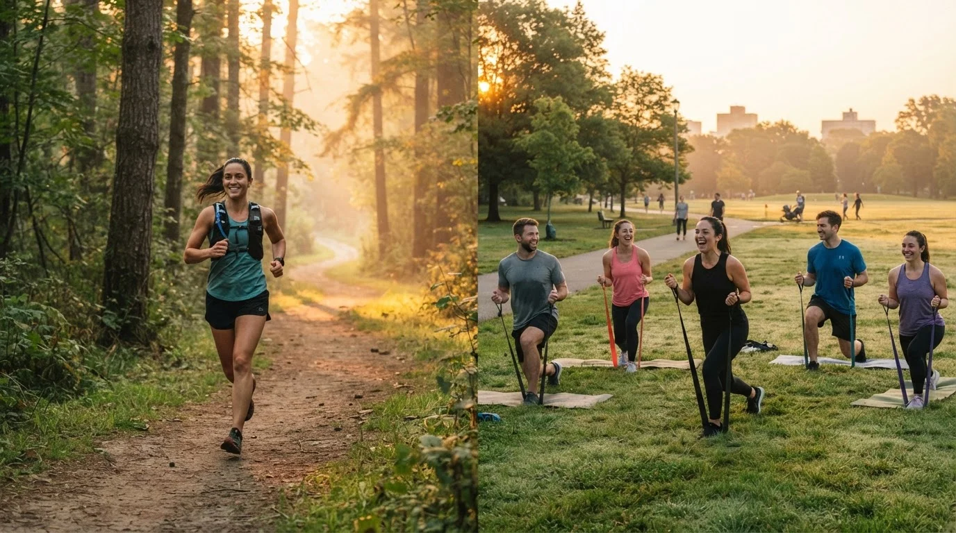The Tradeoffs of Working Out Alone vs. With Others