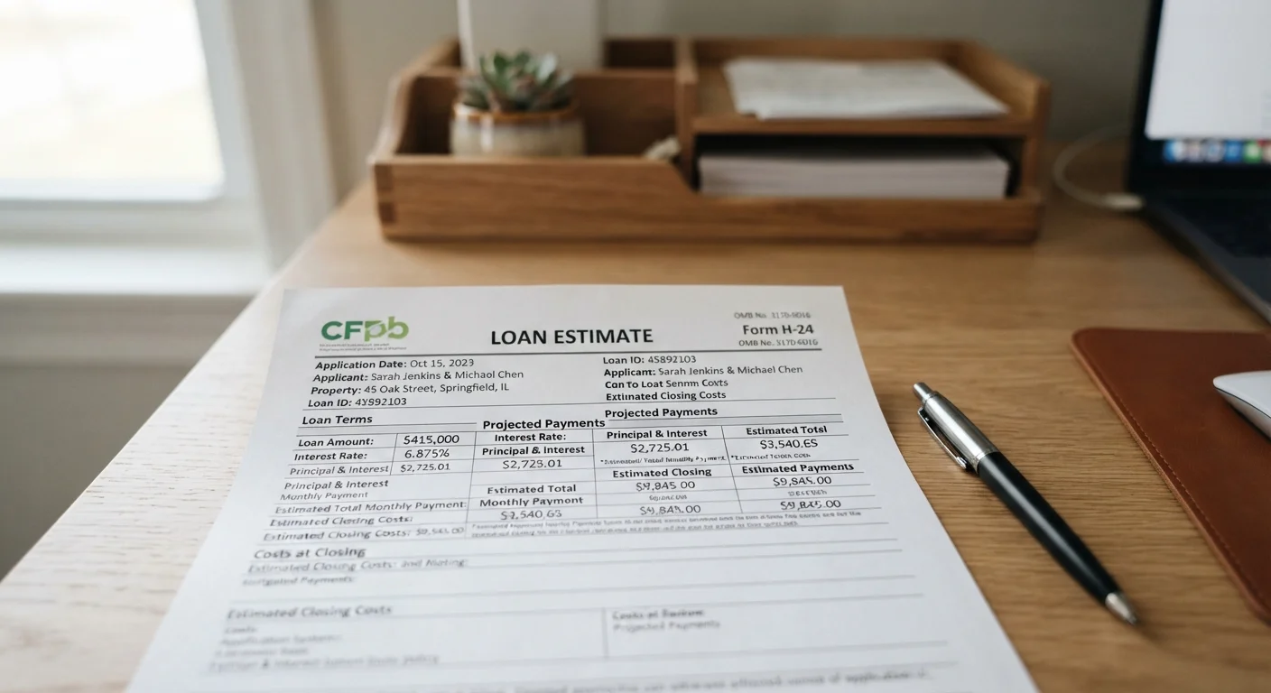 Understanding the Loan Estimate Form