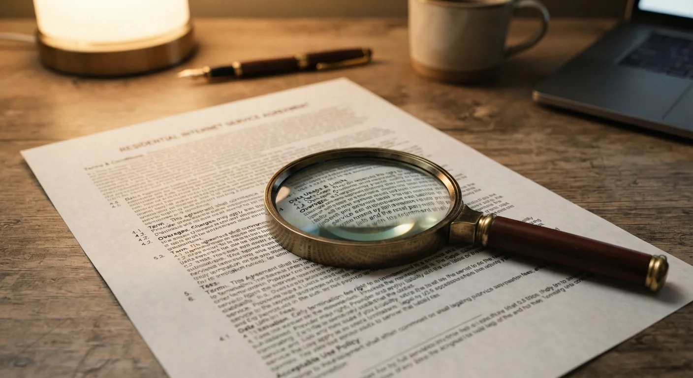 What Your Internet Plan's Fine Print Actually Means